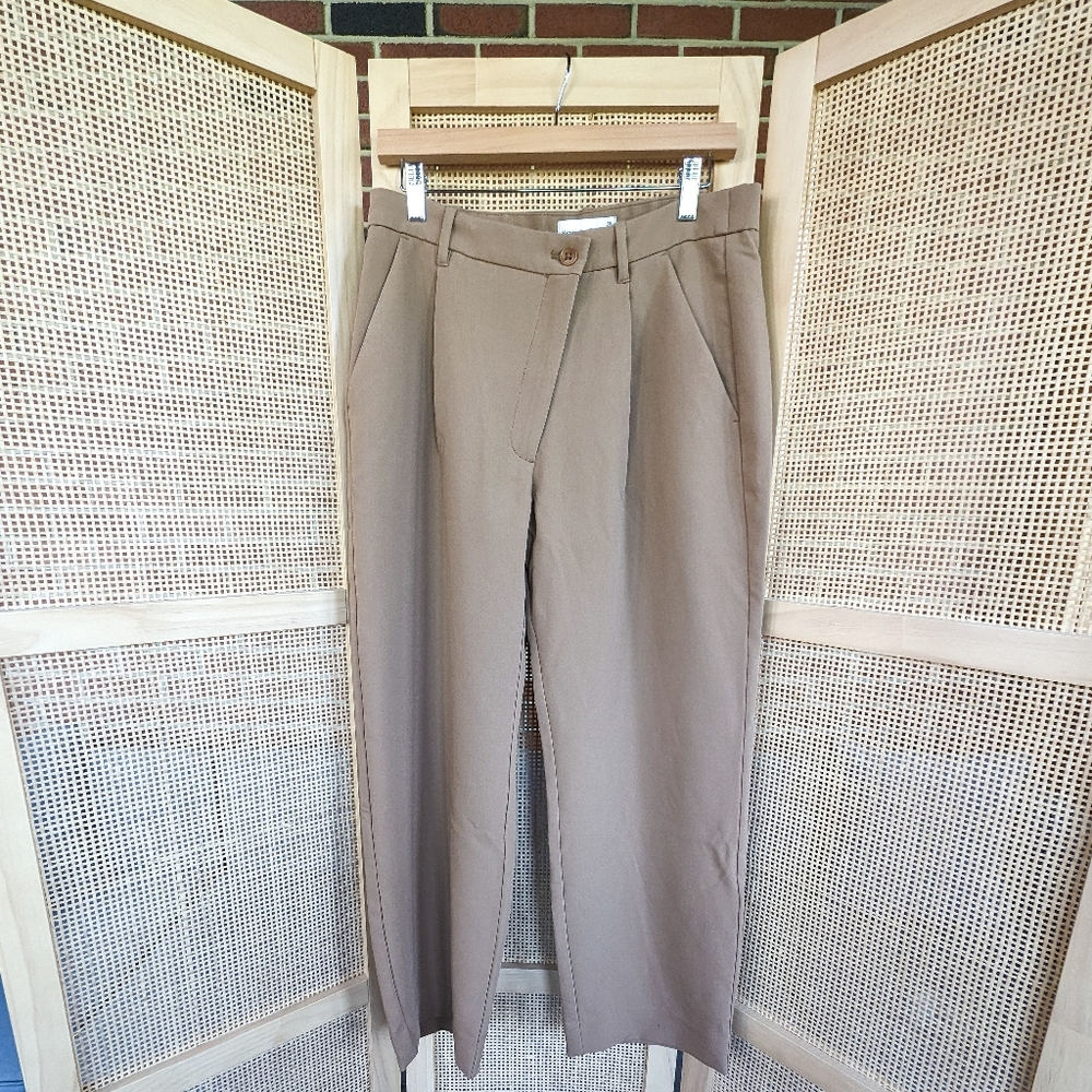 NWT Abercrombie & Fitch Tailored Relaxed Straight Trousers